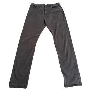 Flint and Tinder 365 Tapered Fit Pants Mens 34x34 Charcoal Gray Stretch Twill